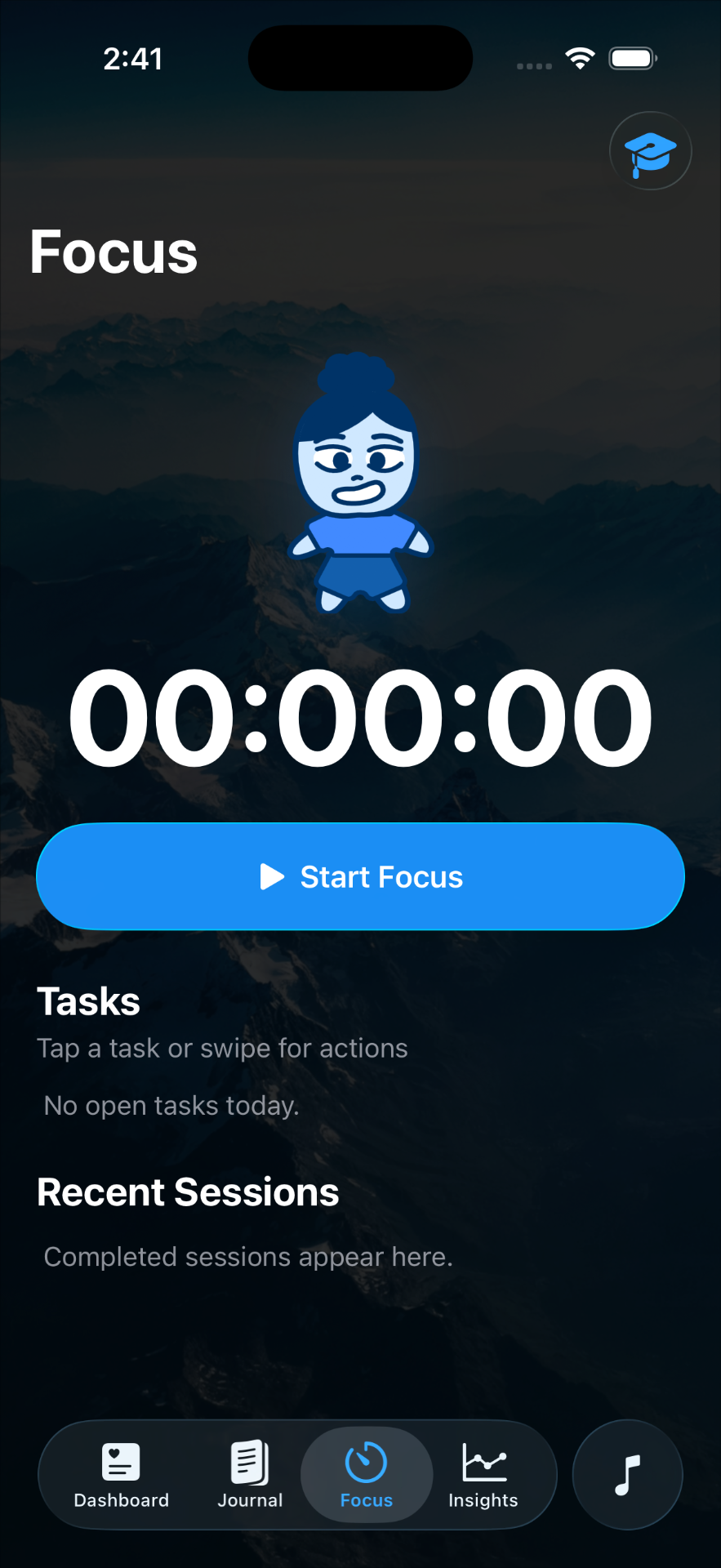 Focus screen